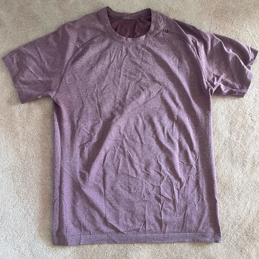 Men's Purple Exercise T-Shirt